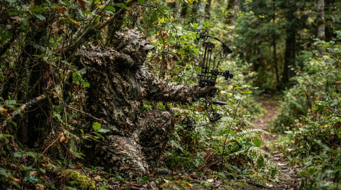 Effective Concealment with 3D Leafy Hunting Gear
