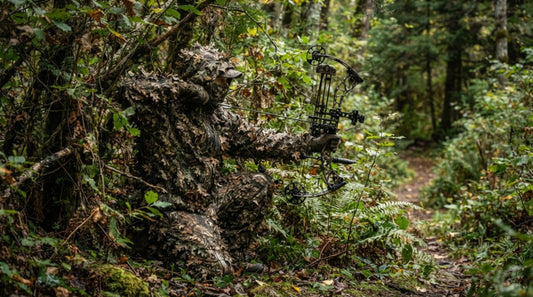 Effective Concealment with 3D Leafy Hunting Gear