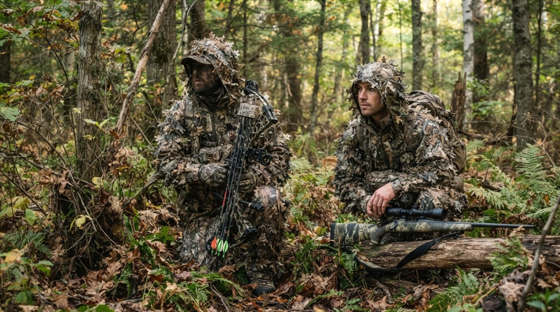 Lightweight Leafy Suits for Enhanced Hunting Concealment
