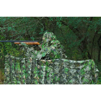 Titan 3D blinds and blankets set with leafy pattern, made from soft fabric, designed for home decor or cozy comfort.