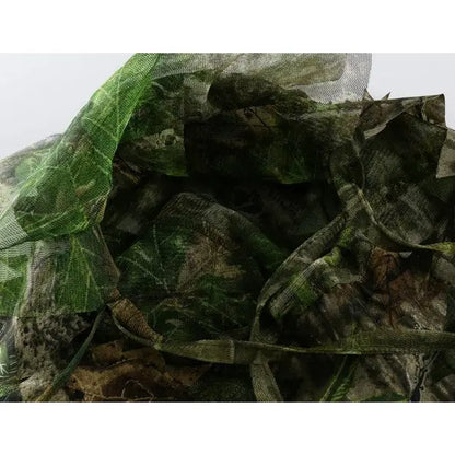 Titan 3D LeafySuits face mask, comfortable fabric covering nose and mouth with leafy green design.