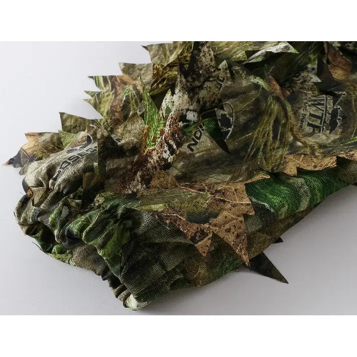 Titan 3D Leafy Suit, a full-body camouflage costume with leafy pattern, designed for outdoor or costume use.