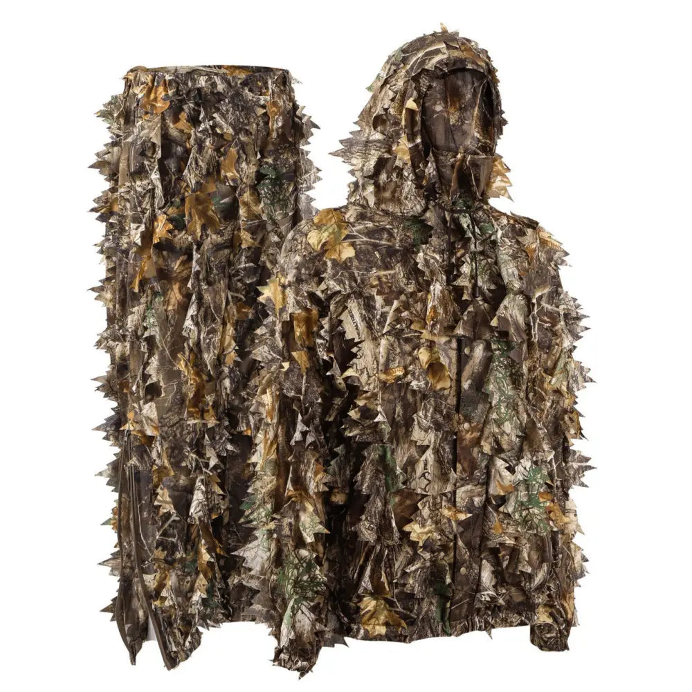 Realistic leafy suit by Titan 3D featuring tree-like foliage, designed for full-body camouflage and outdoor costumes.