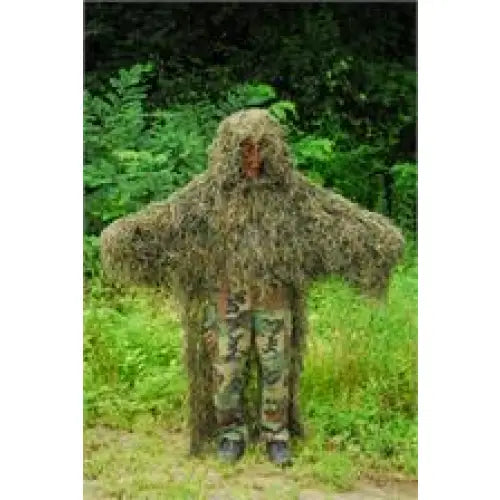 Military ’Stalker’ Ghillie Poncho Synthetic thread| Color| Synthetic Ultra light - Woodland