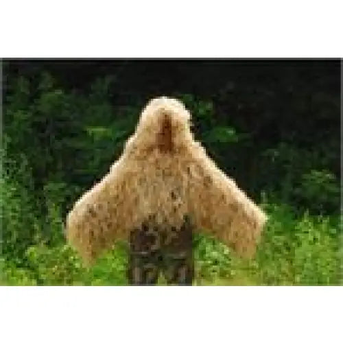 The ’Tracker’ Ghillie Poncho Synthetic thread version| Color| Desert