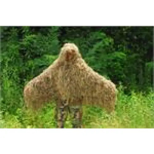 The ’Tracker’ Ghillie Poncho Synthetic thread version| Color| Mossy