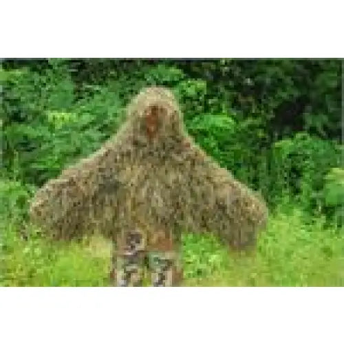 The ’Tracker’ Ghillie Poncho Synthetic thread version| Color| Woodland