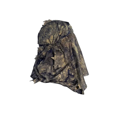 Titan 3D Leafy Hunting Face Mask with camouflage design for outdoor hunting and wildlife concealment.
